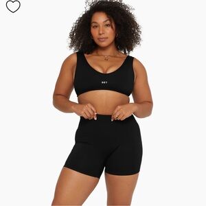 SIZE MEDIUM Set Active Sportsbody Black Bike Shorts
